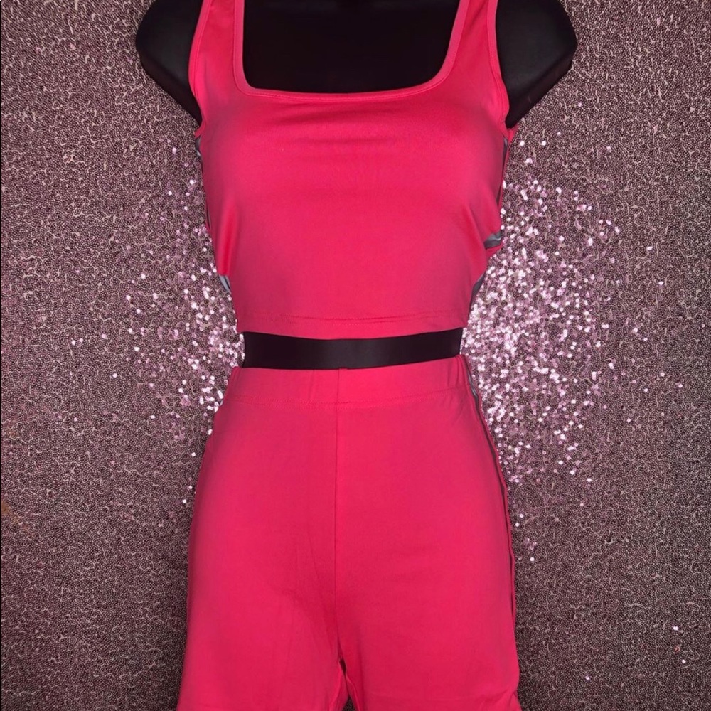 Hot Pink two piece